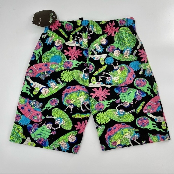 Rick And Morty Never Worn NWT Drawstring‎ Cotton Bermuda Shorts - Picture 5 of 6
